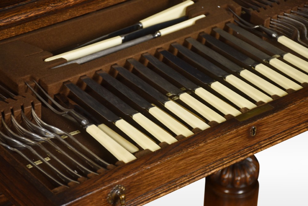 Oak Cased Canteen Of Cutlery View VII