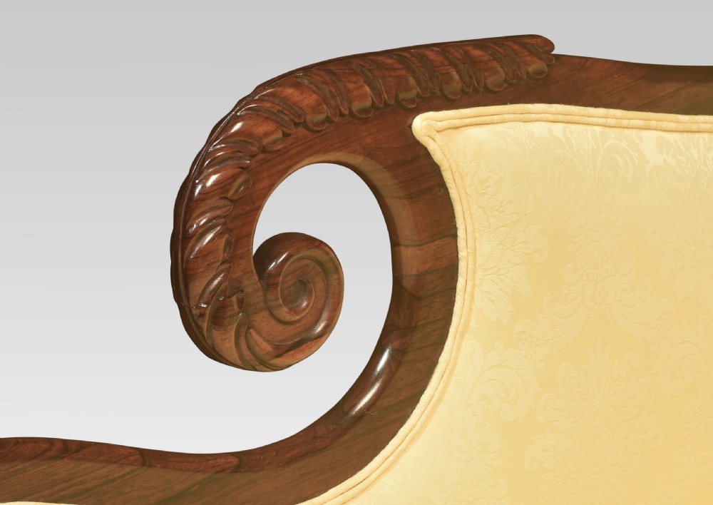 Regency Rosewood chaise lounge View III