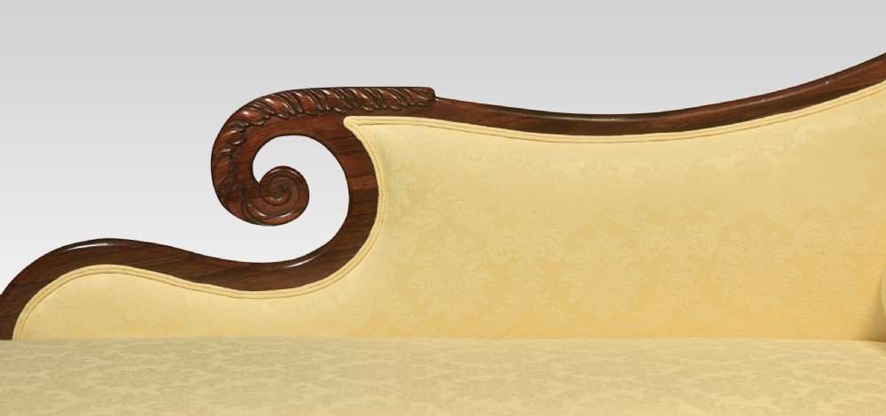 Regency Rosewood chaise lounge View IX