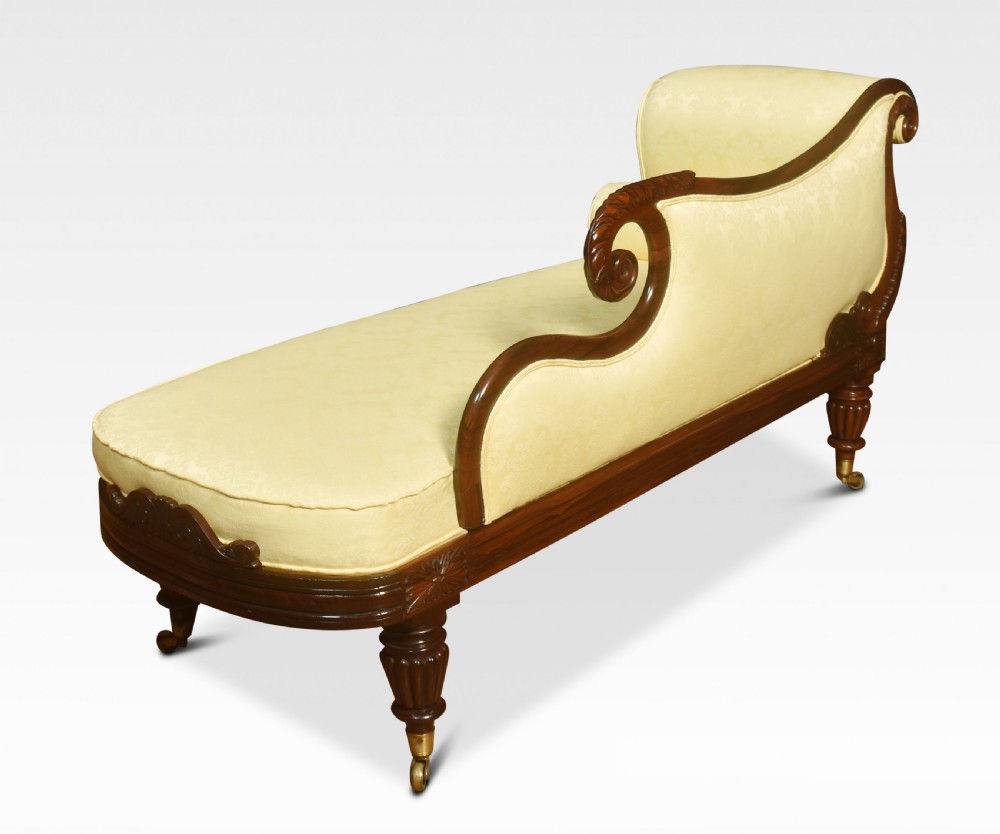 Regency Rosewood chaise lounge View XII