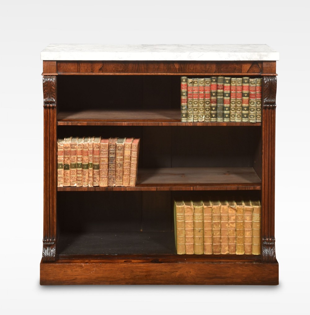 Regency Rosewood Open Bookcase