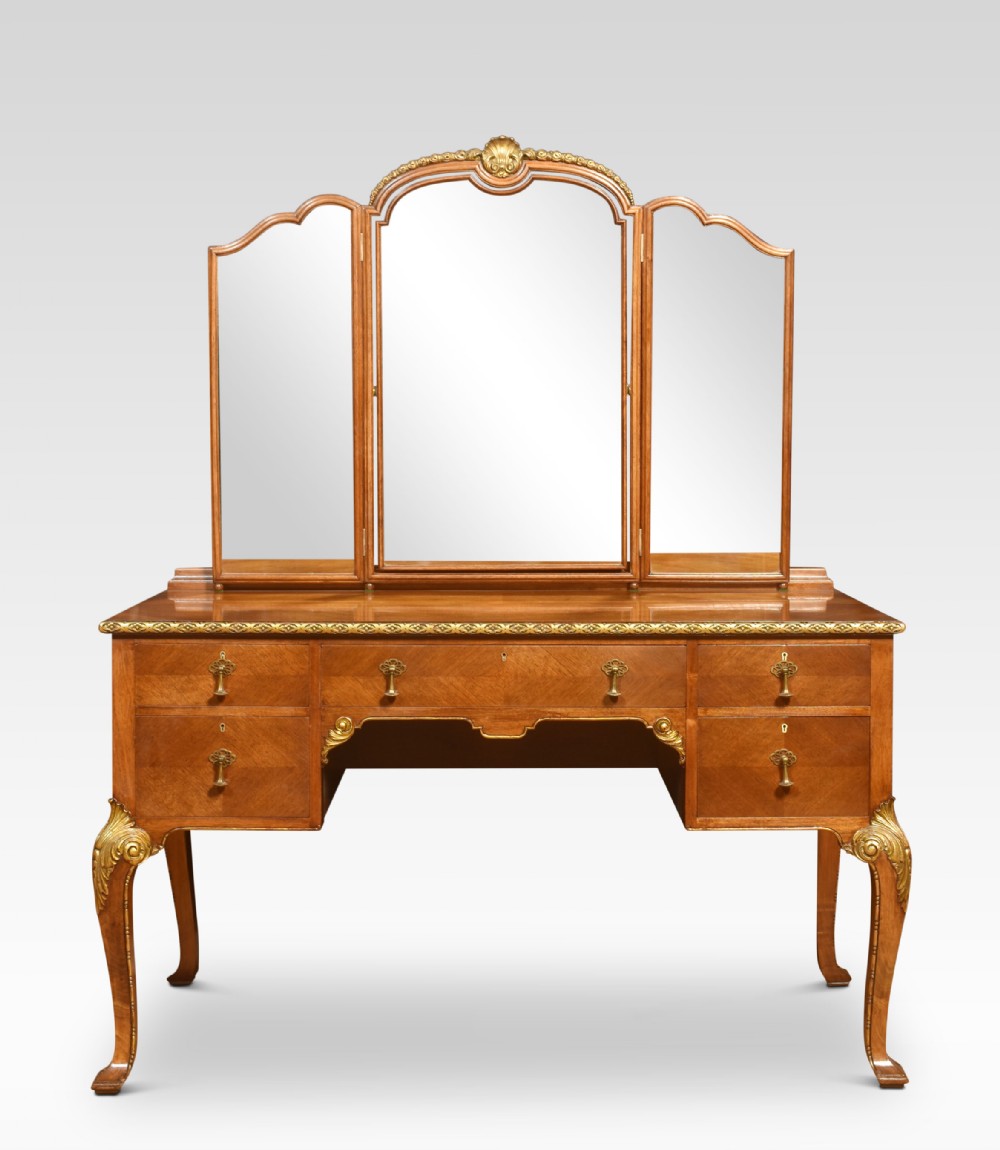 Walnut dressing table