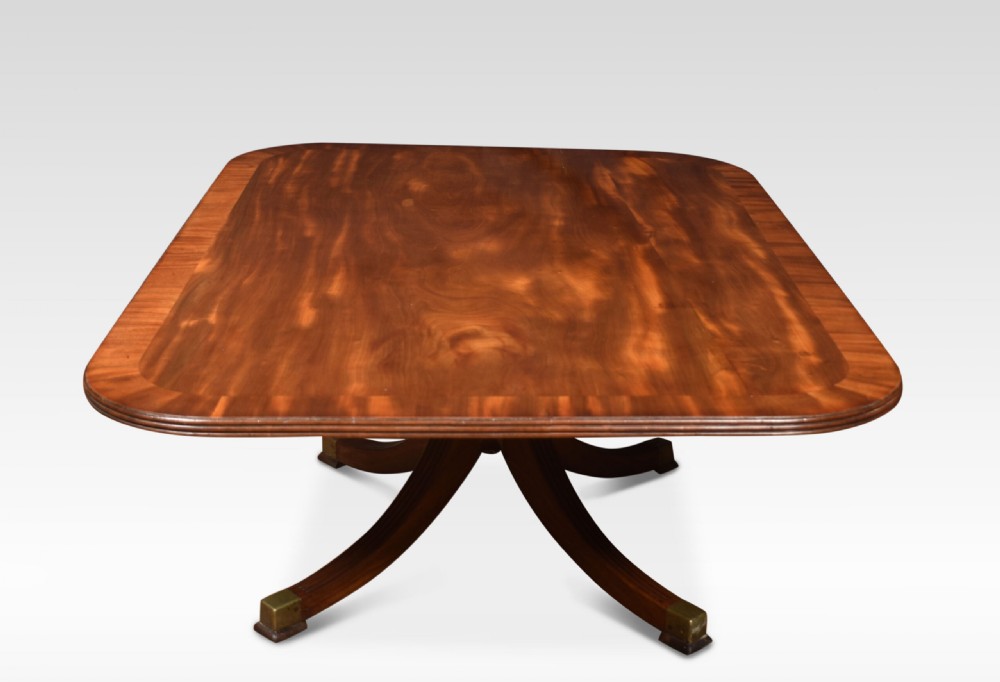 Regency Mahogany Coffee Table View IV