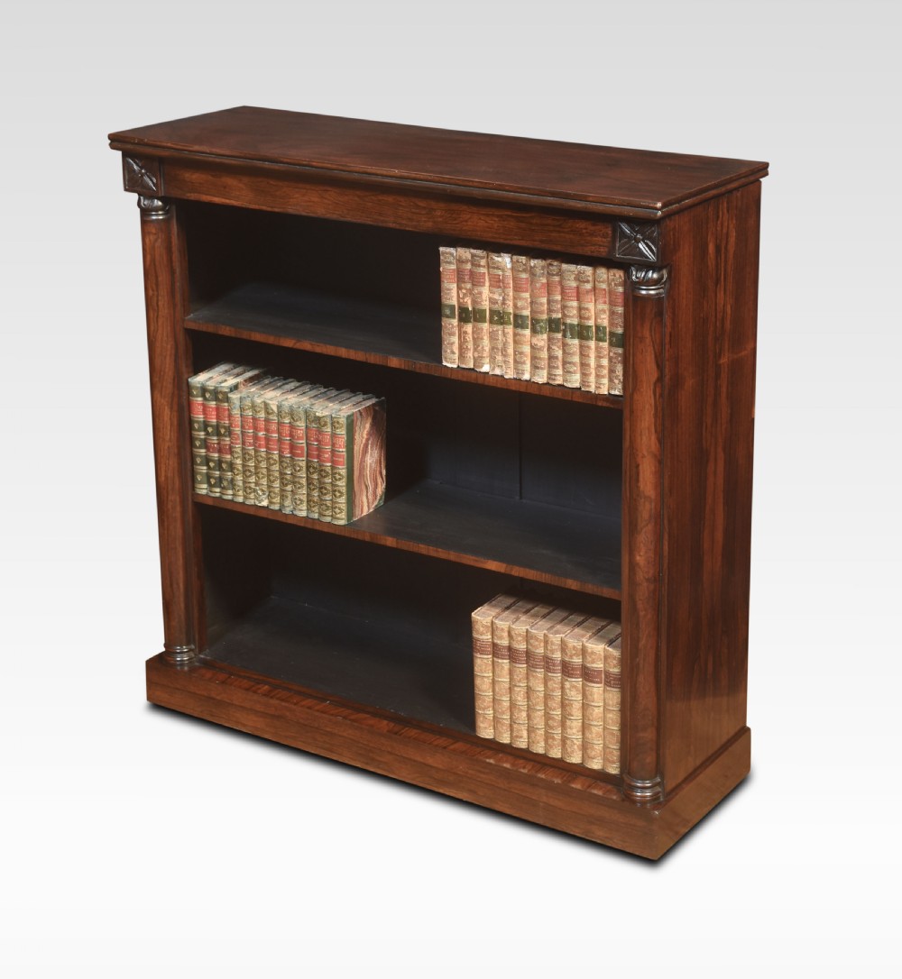 19th-century rosewood open bookcase View IV