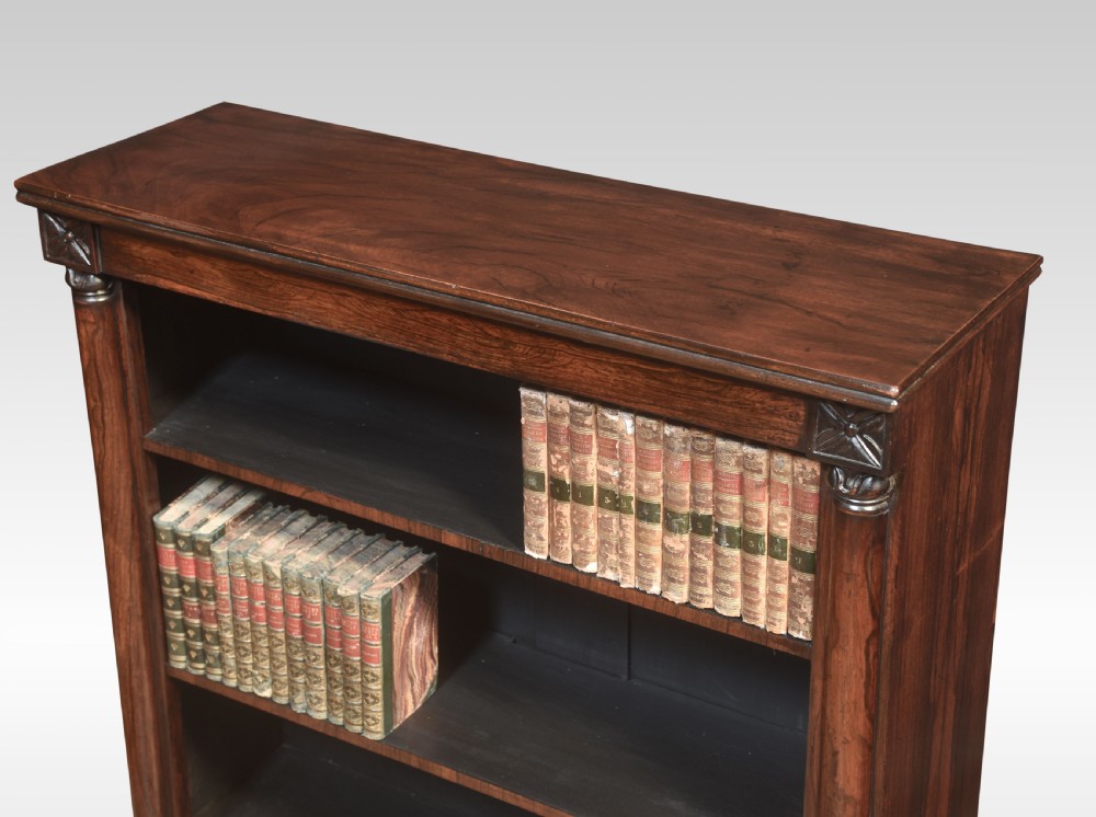 19th-century rosewood open bookcase View V