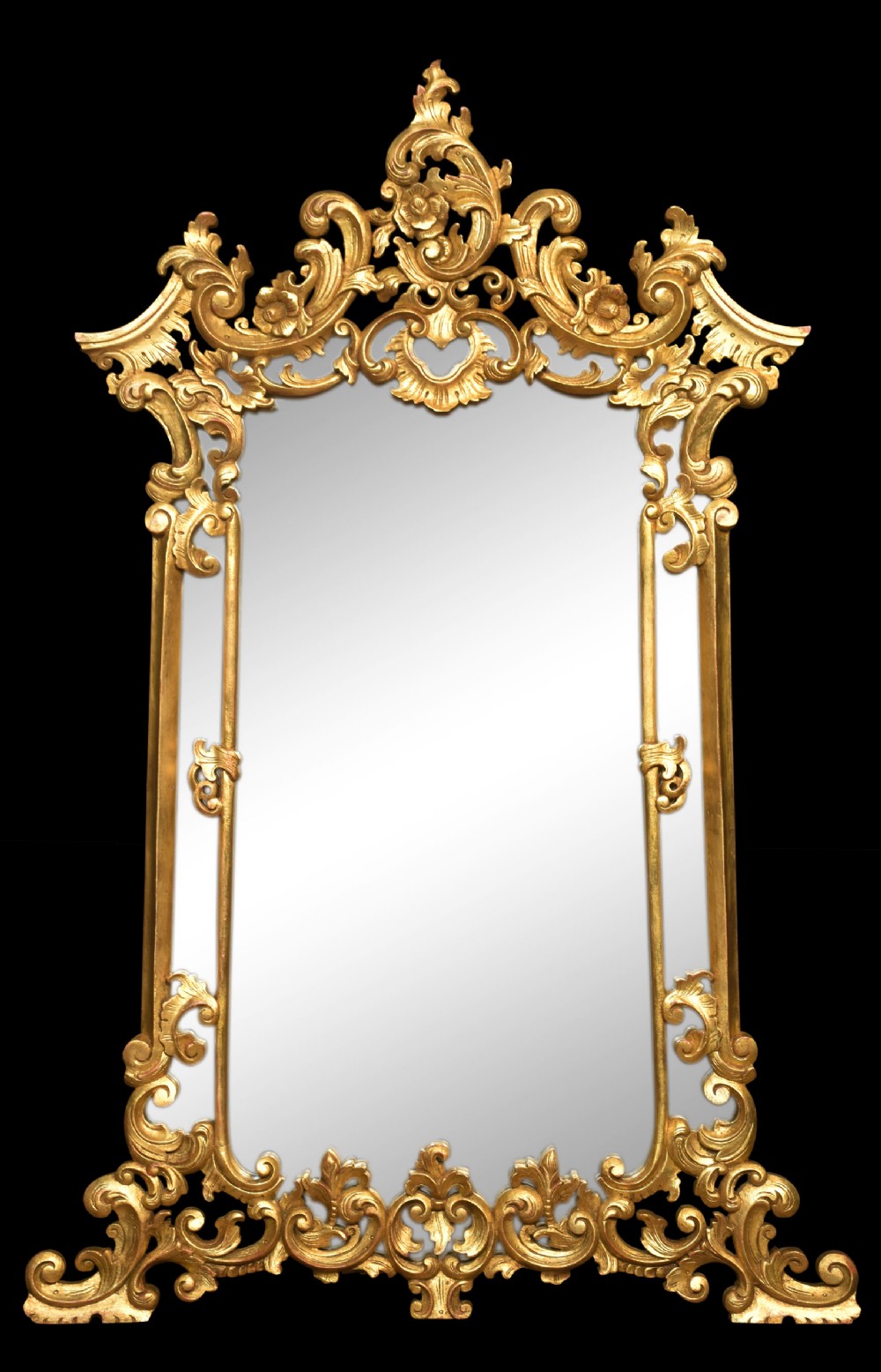 Rococo Revival gilt mirror