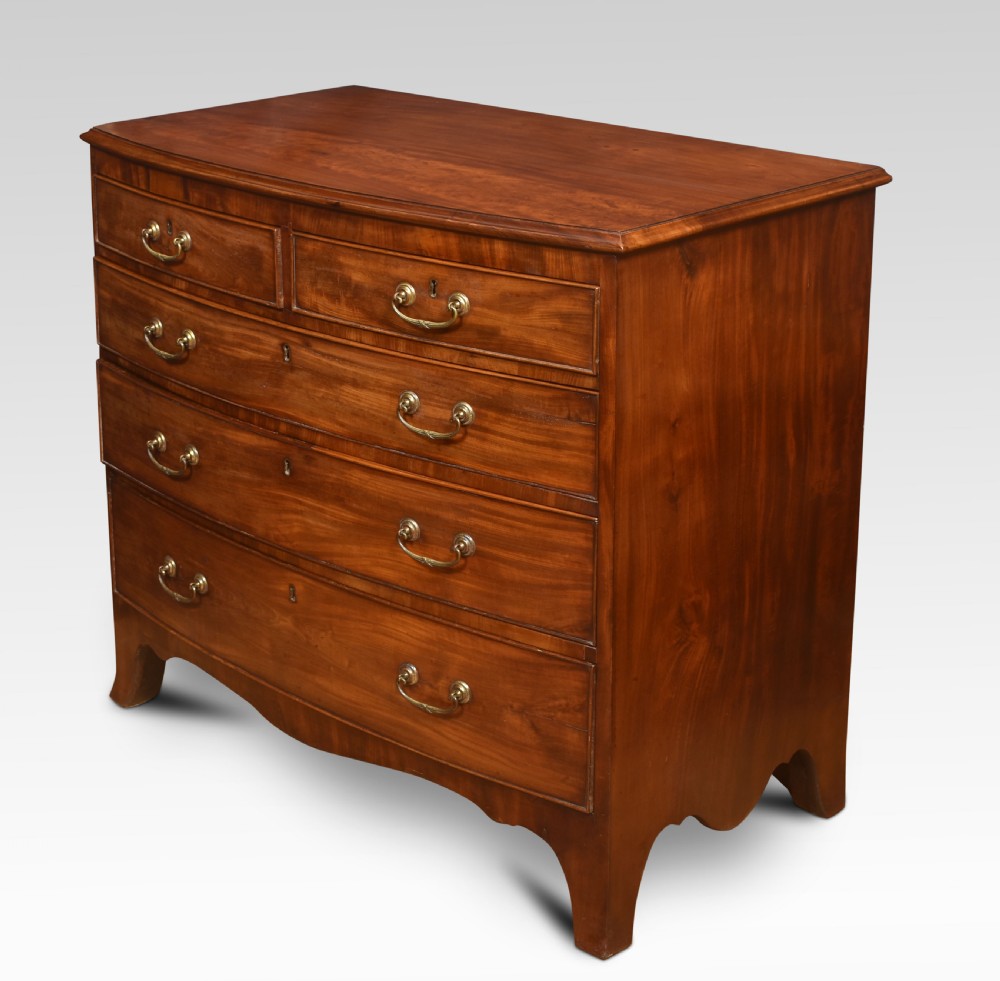 George III mahogany chest of drawers View III
