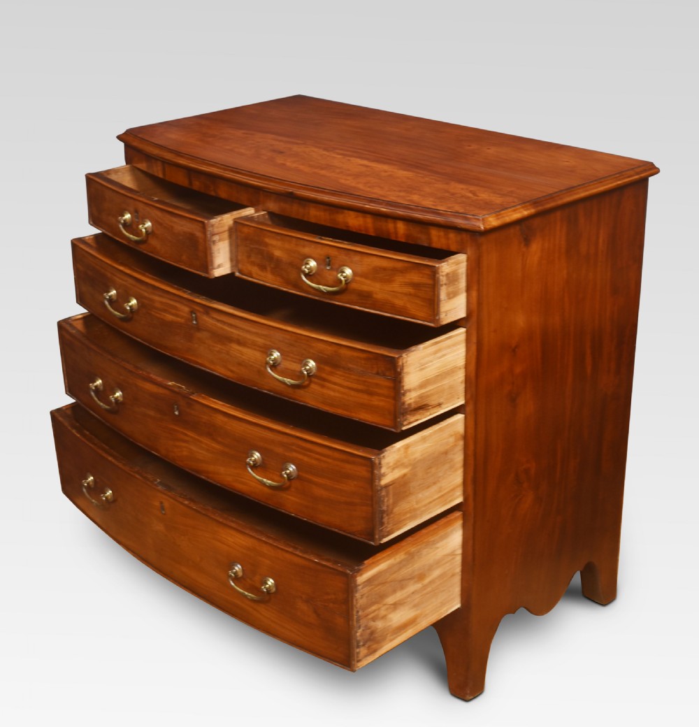 George III mahogany chest of drawers View V