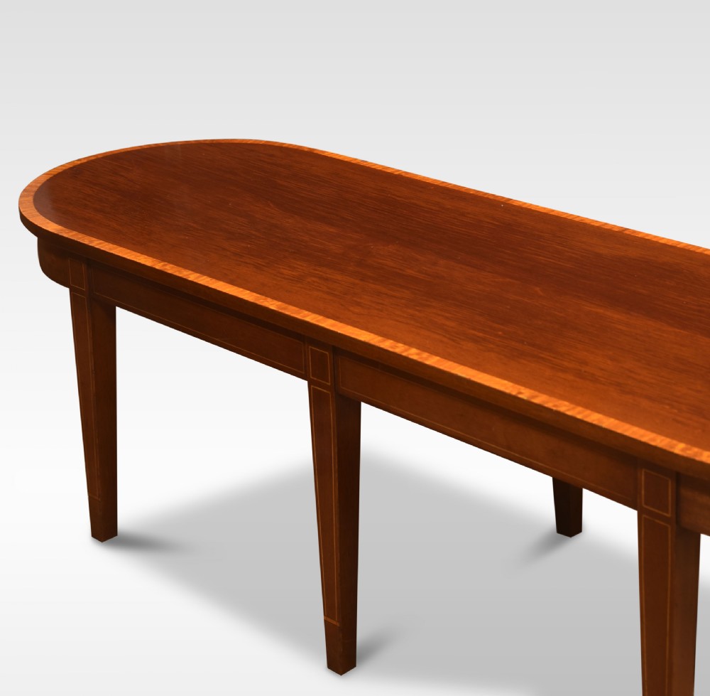 Maple and Co mahogany coffee table View II