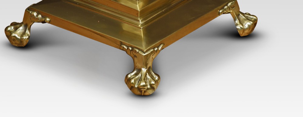 Brass standard lamp View III