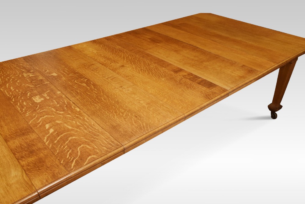 19th Century Oak Dining Table View VII