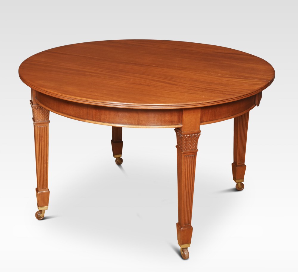 Large mahogany dining table View VI