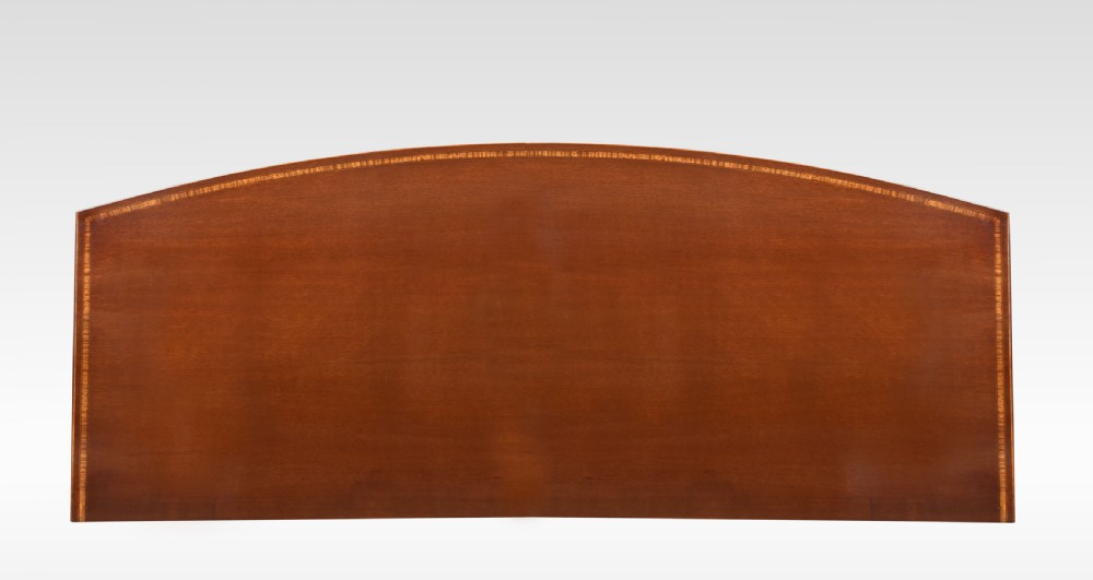 Mahogany inlaid bow-fronted sideboard View X