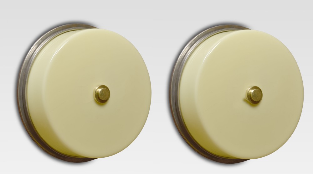 Pair of Art deco circular lights View IV