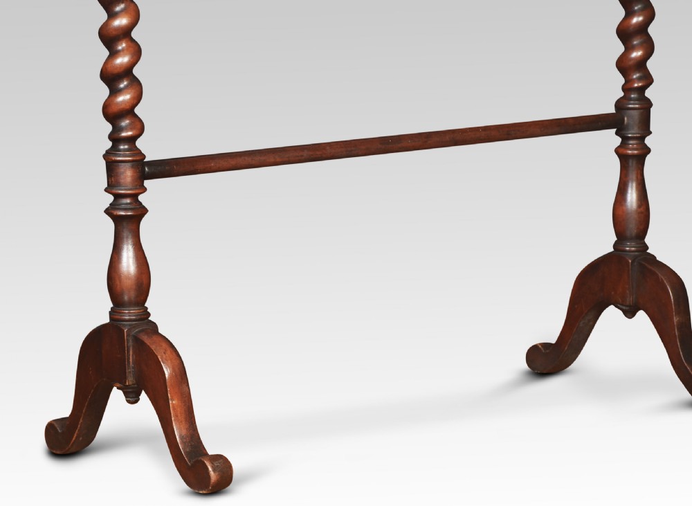 Mahogany towel rail View III