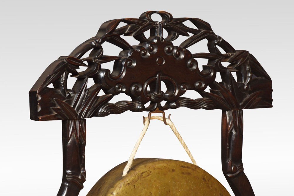 Chinese carved dinner gong View III