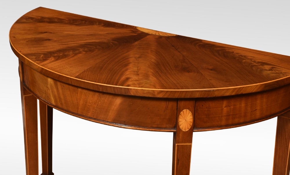 Pair of inlaid hall tables View III