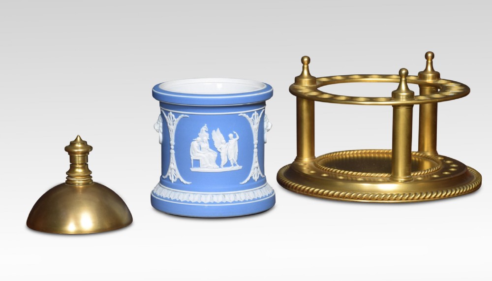 Wedgwood Blue Jasper Humidor View VI