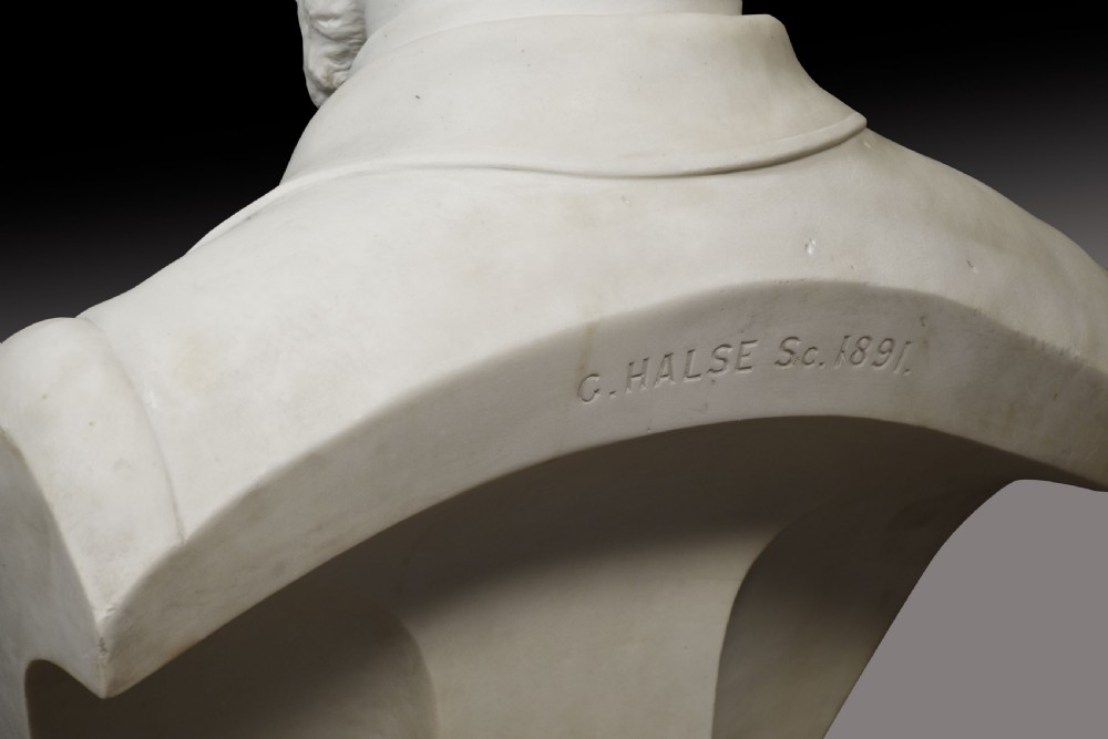 19th century  Large marble bust View IX