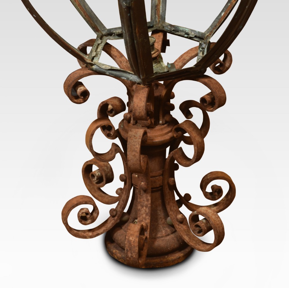 19th century lamp post lantern View VII