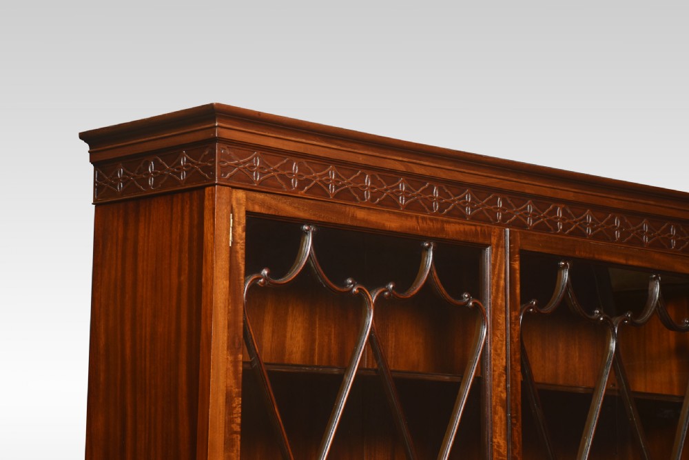 Chippendale Revival mahogany bookcase View VI