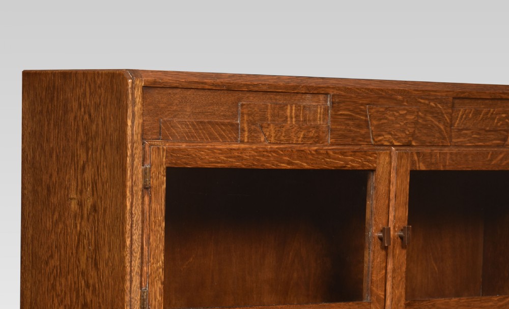 Pair of Art Deco sectional bookcases View V