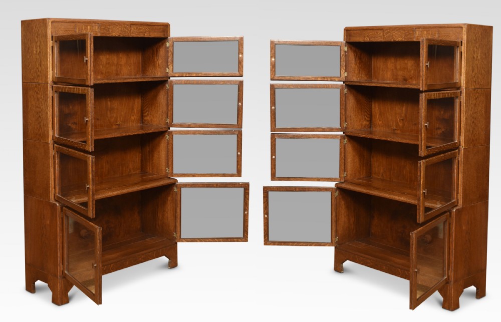 Pair of Art Deco sectional bookcases View VII