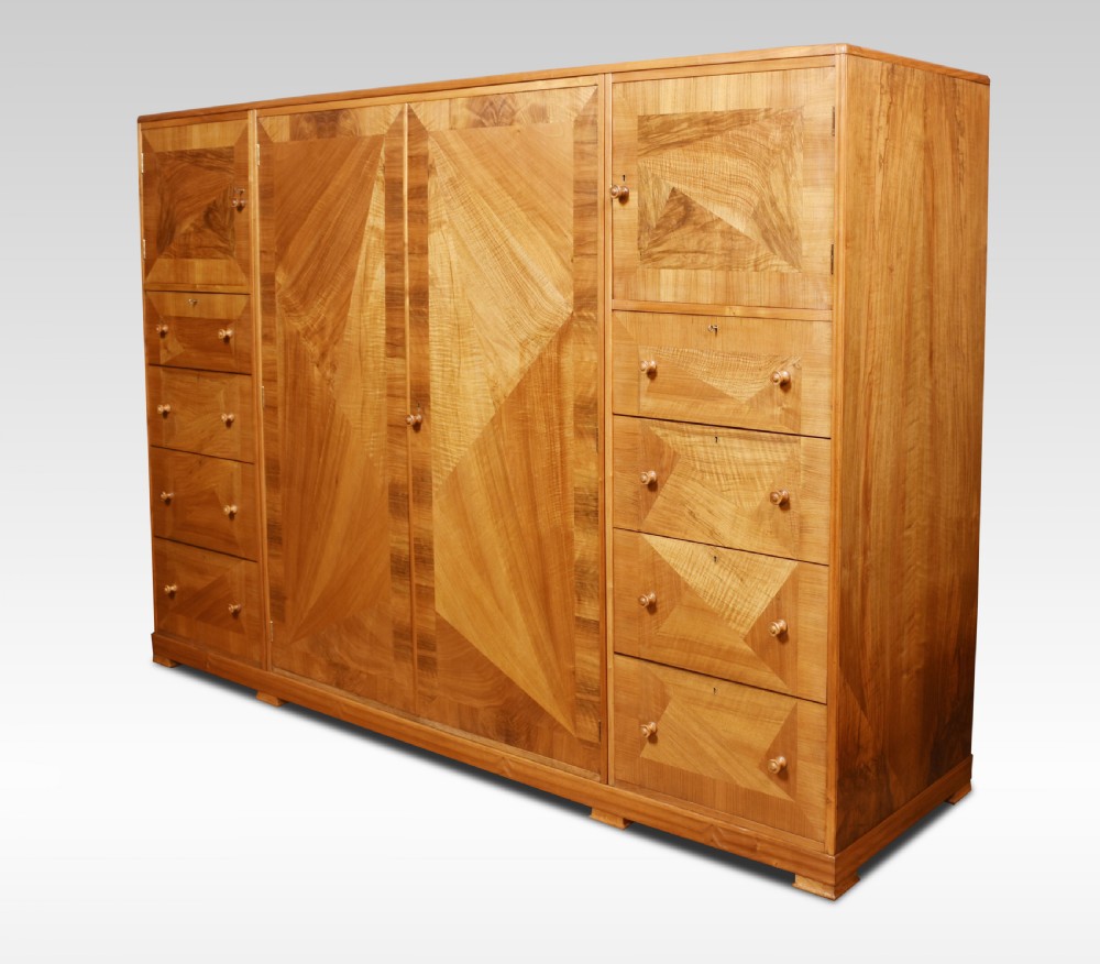 Walnut compactum wardrobe View II