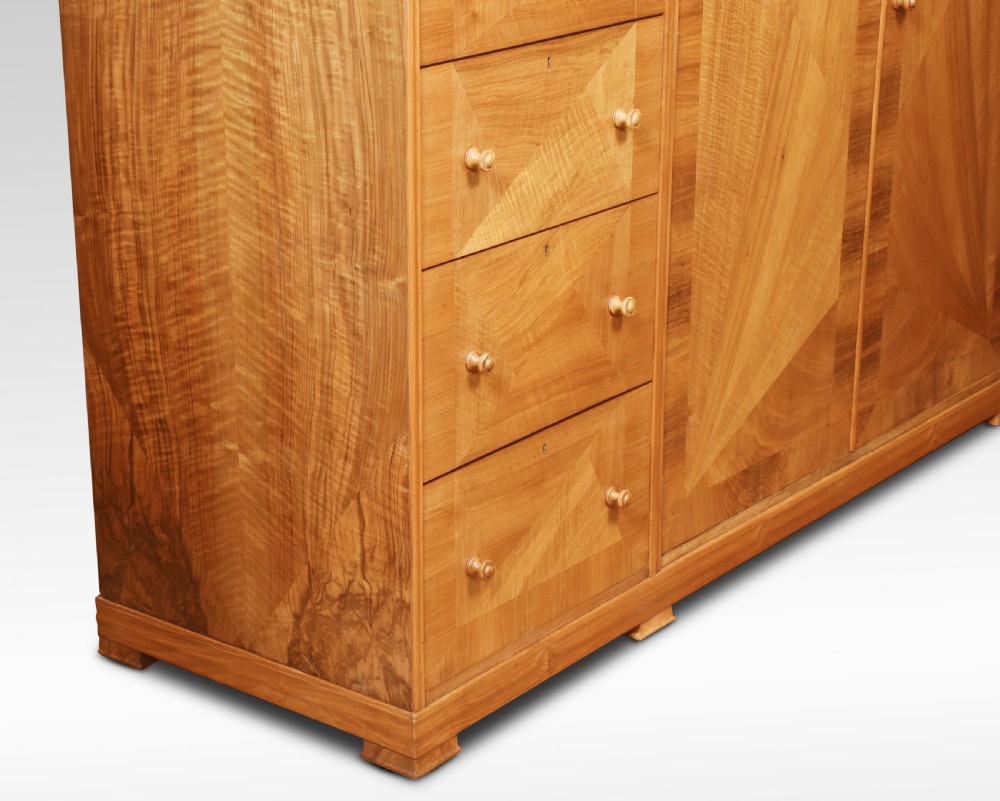 Walnut compactum wardrobe View V