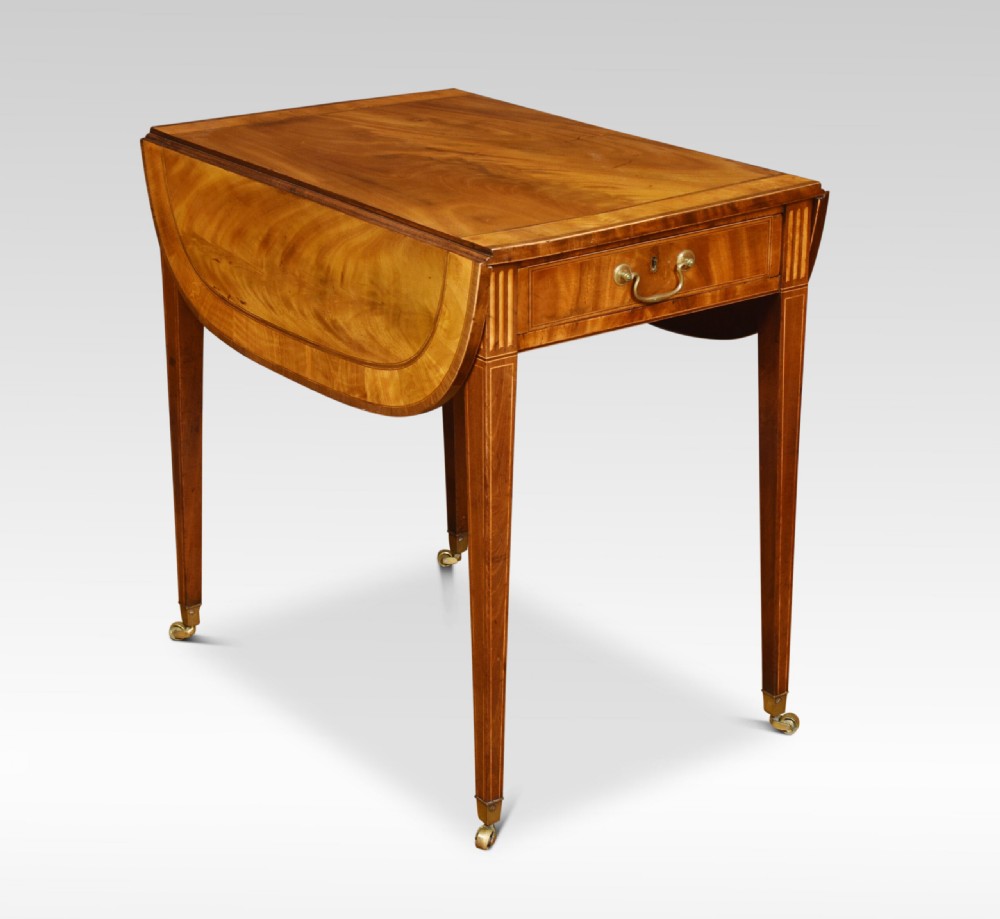 George III Mahogany Pembroke Table View II