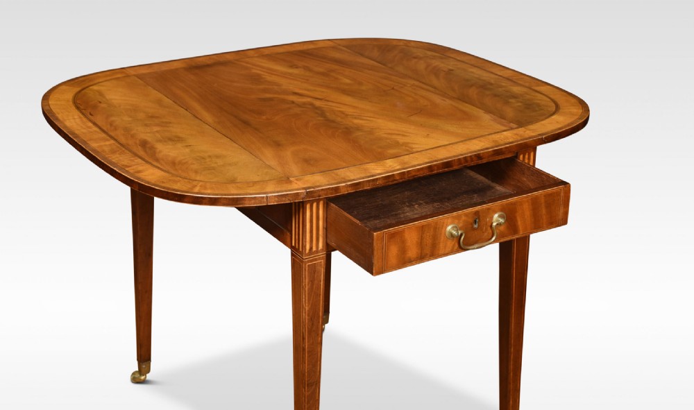 George III Mahogany Pembroke Table View III