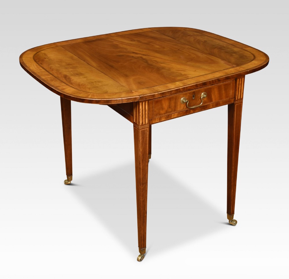 George III Mahogany Pembroke Table View V