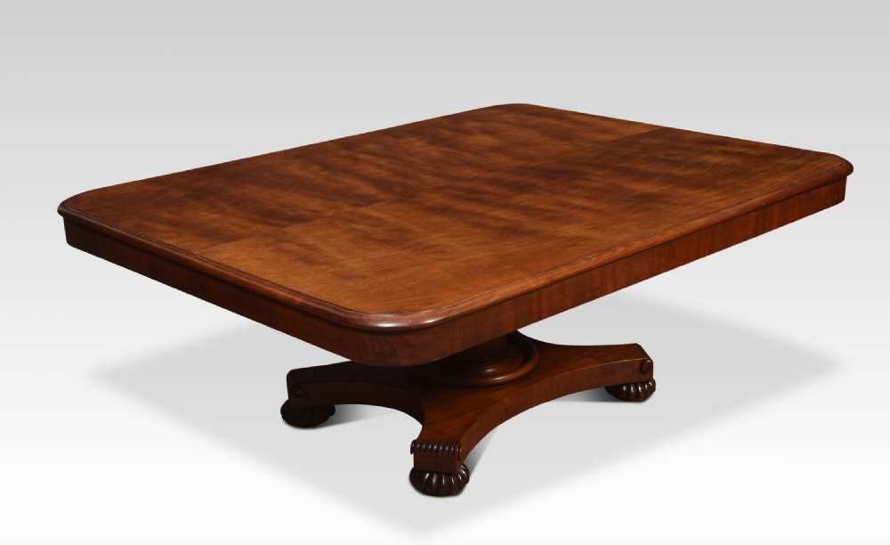 19th Century Mahogany Coffee Table View II