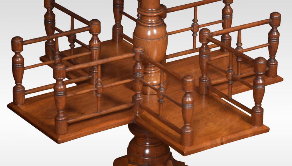 Walnut Book Table View V