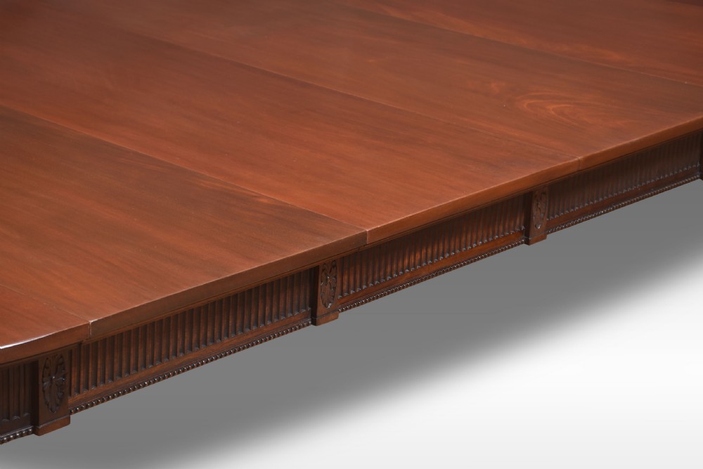 Large mahogany dining table View II