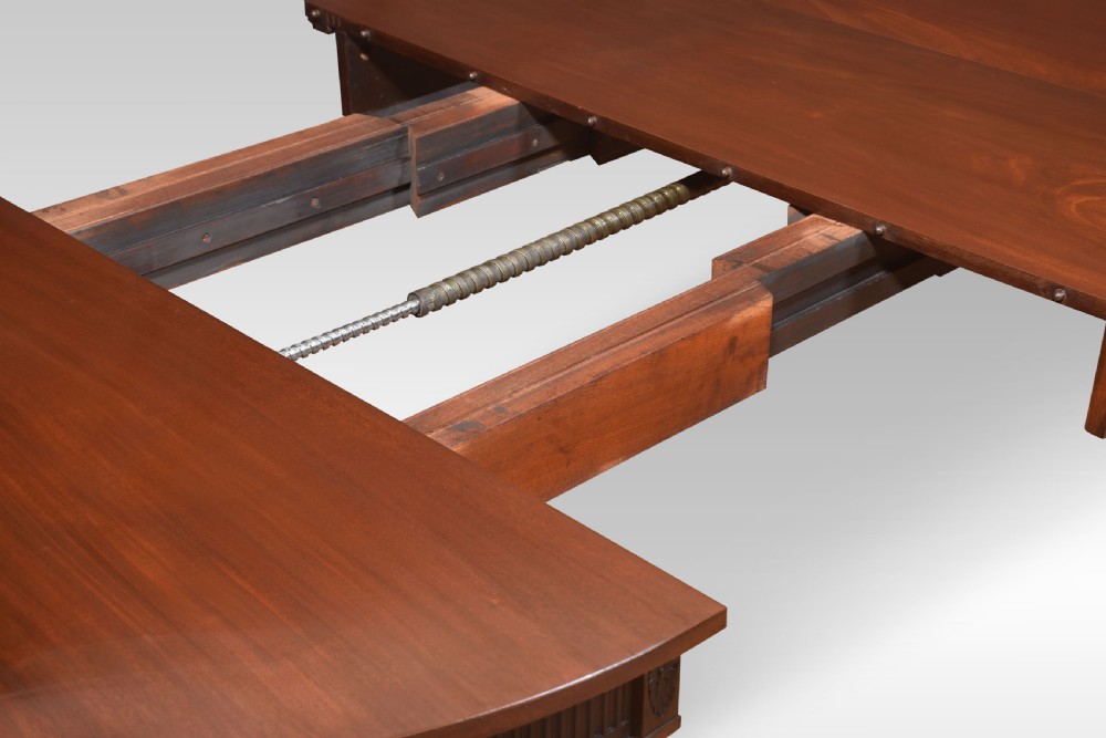 Large mahogany dining table View III