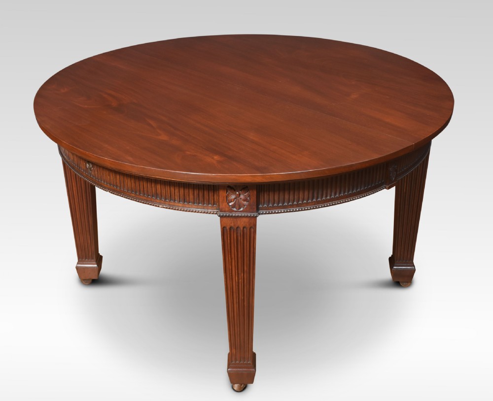 Large mahogany dining table View V