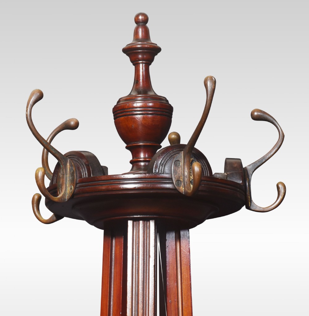 Aesthetic walnut hat and coat stand View IV