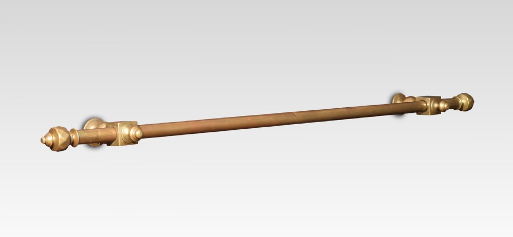 Brass curtain pole