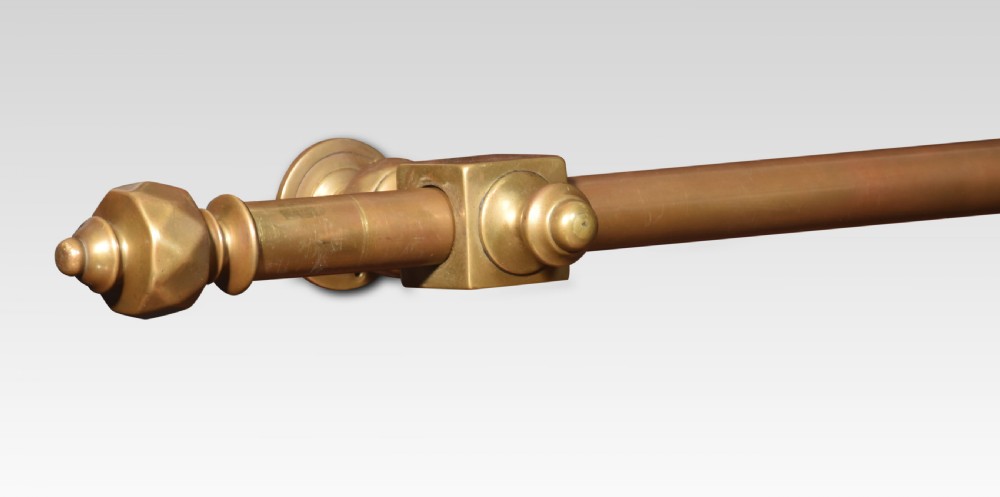Brass curtain pole View IV