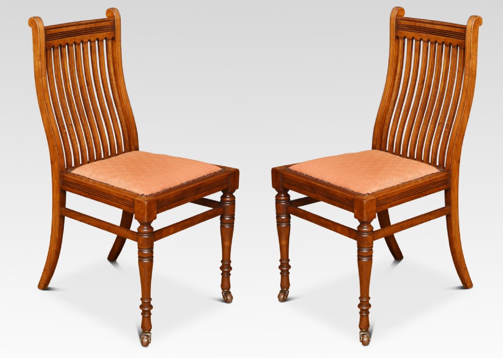 Set Of Six James Shoolbread Dining Chairs View IV