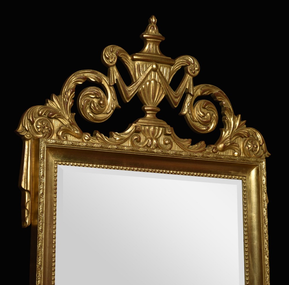 18th Century-style Giltwood Wall Mirror View V