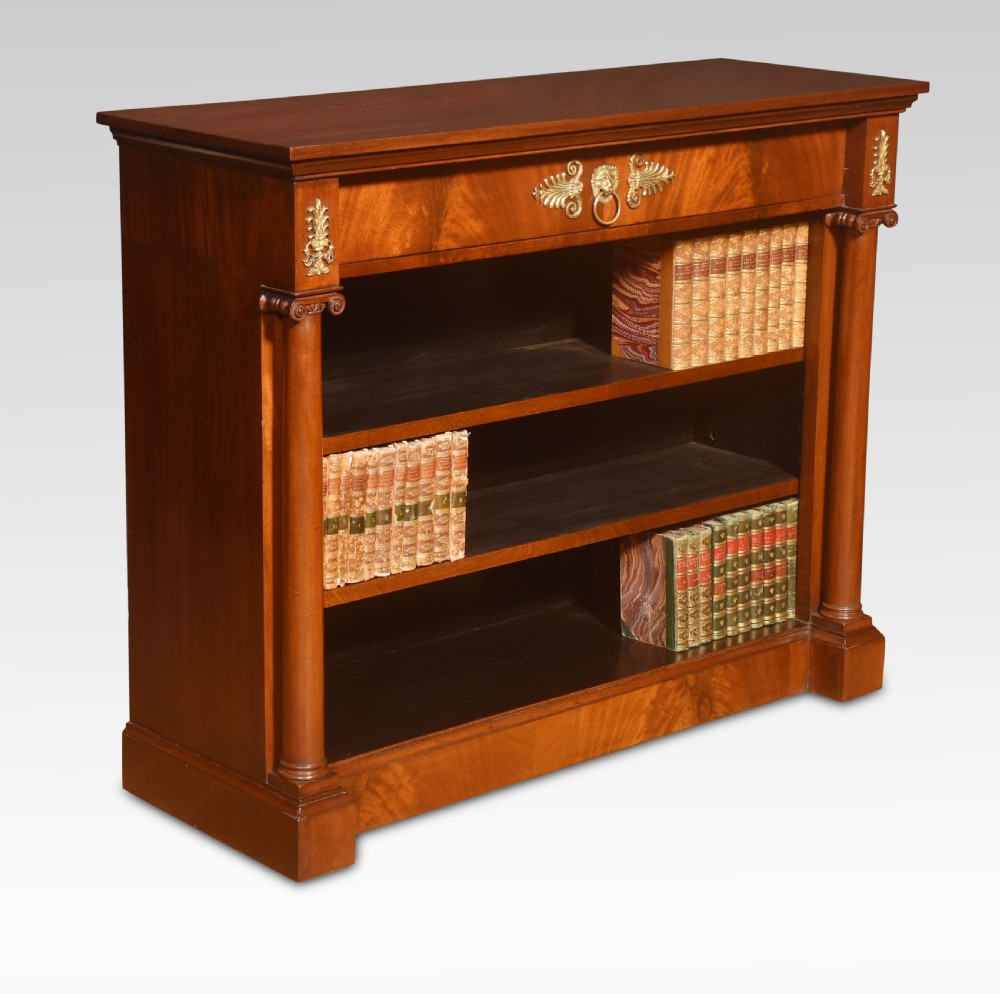 Empire style open bookcase View III