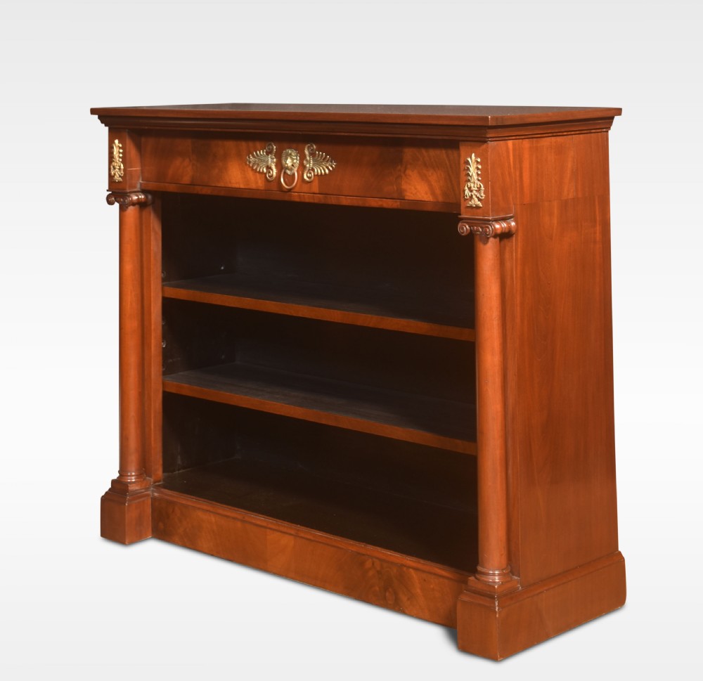 Empire style open bookcase View IV
