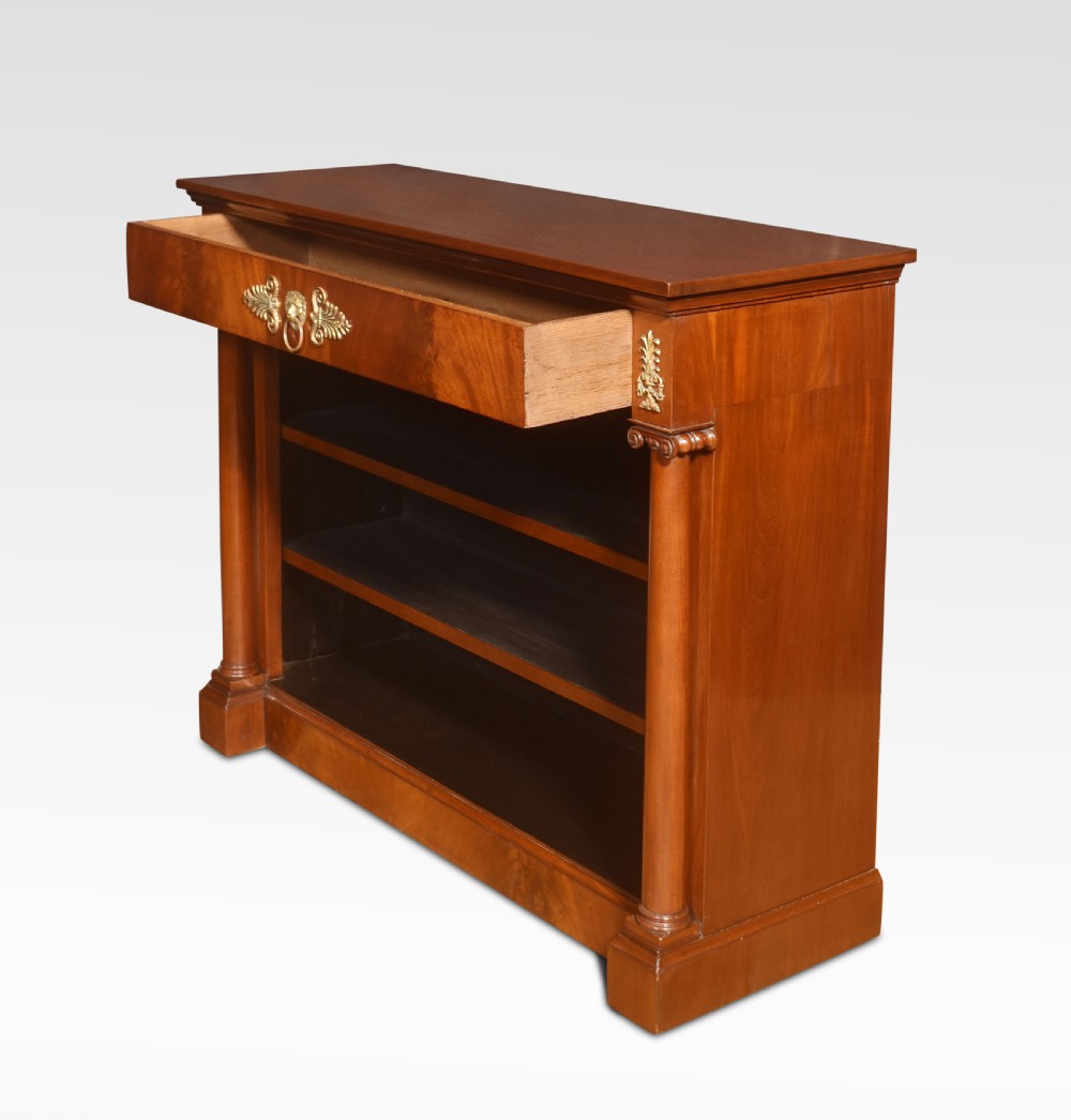 Empire style open bookcase View VI