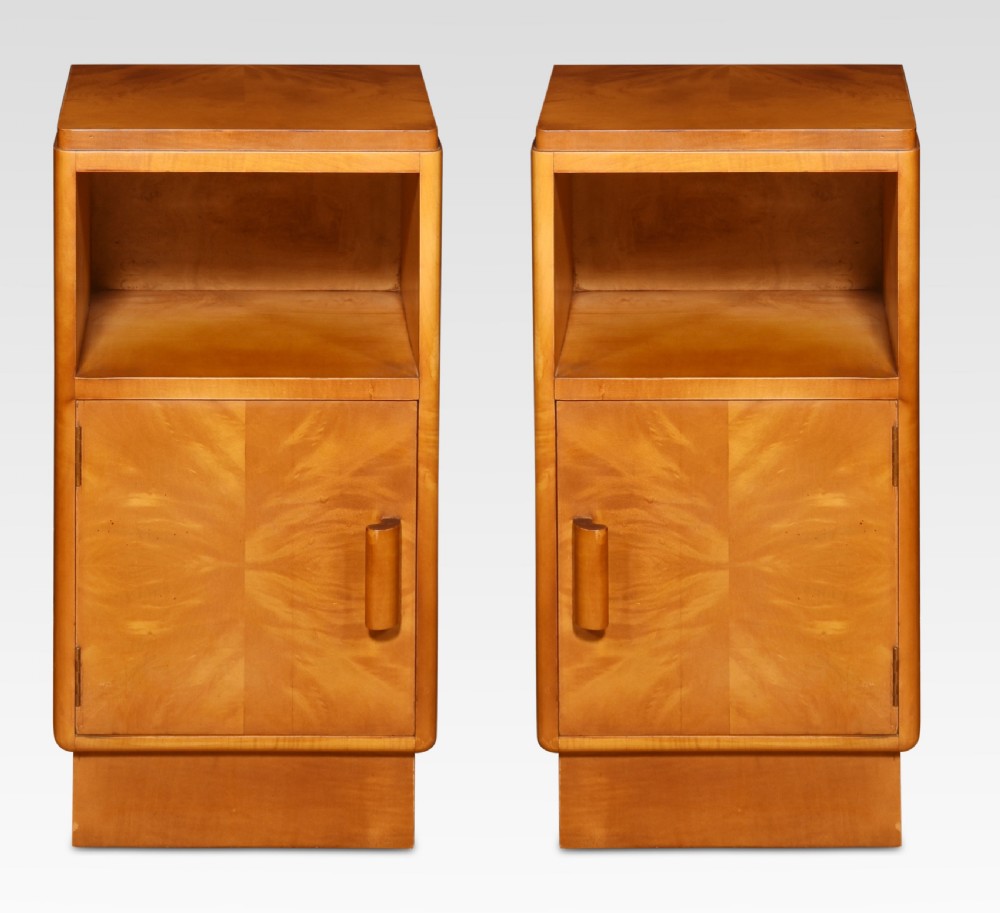 Pair of Art Deco bedside cabinets