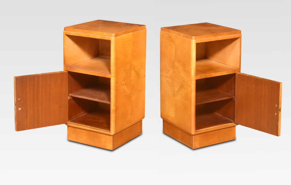 Pair of Art Deco bedside cabinets View II