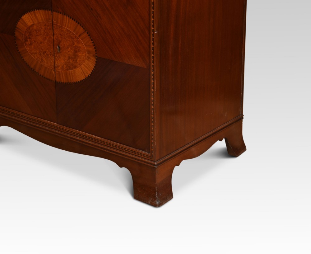 Mahogany Inlaid Gentlemen’s Bookcase View X