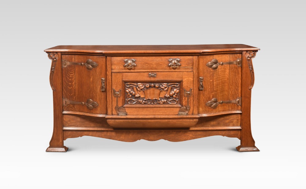 Arts And Crafts Oak Sideboard View II