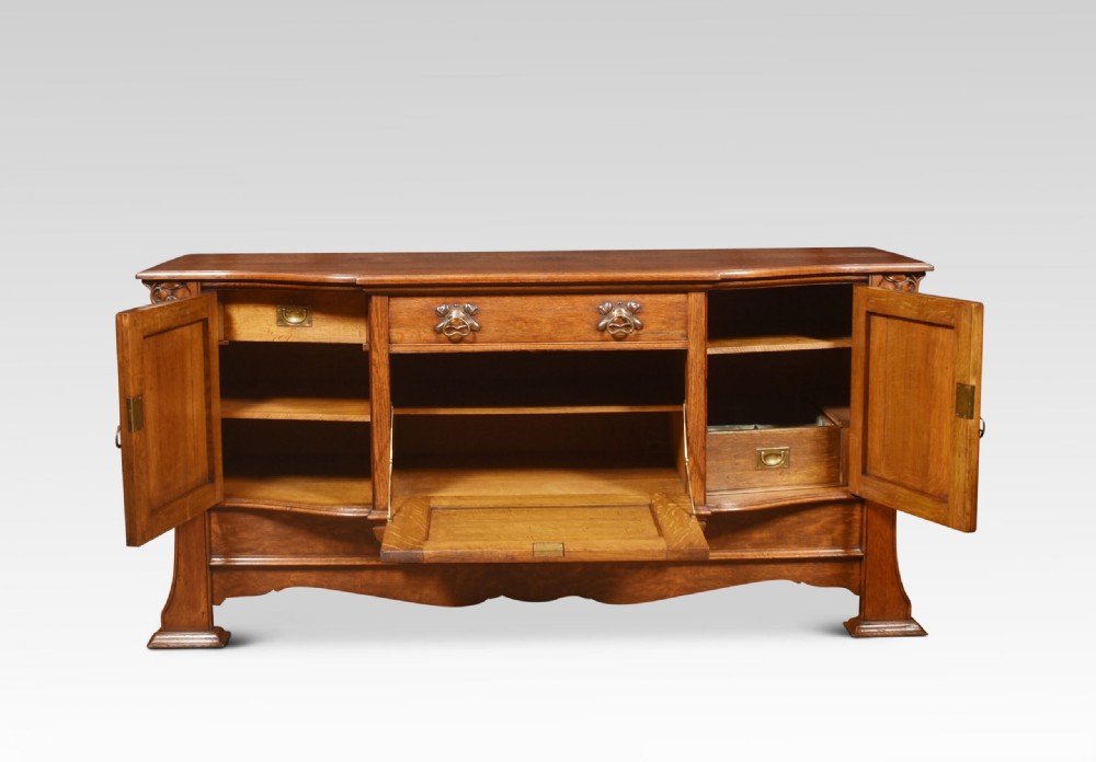 Arts And Crafts Oak Sideboard View IV